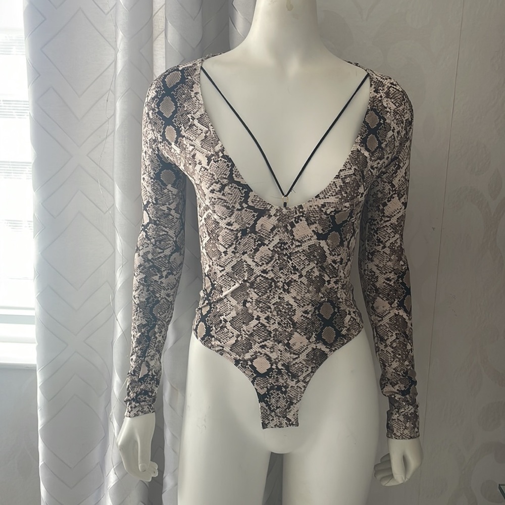 Snake print one piece Victoria’s Secret size small